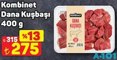 KOMBİNET DANA KUŞBAŞI 400 GR fiyat ve kampanya bilgisi